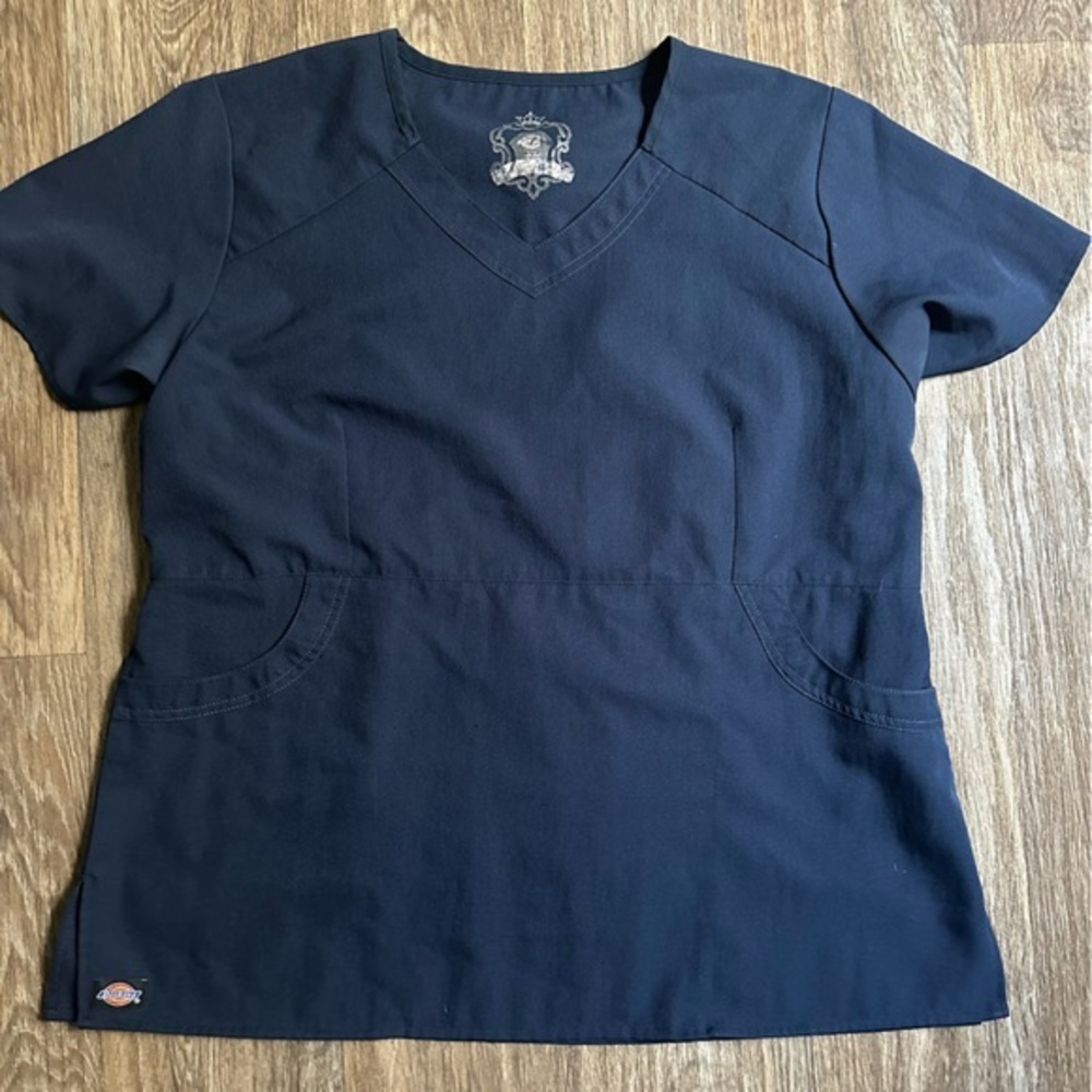 Dickies Black Label Scrub Top Shirt Size XL